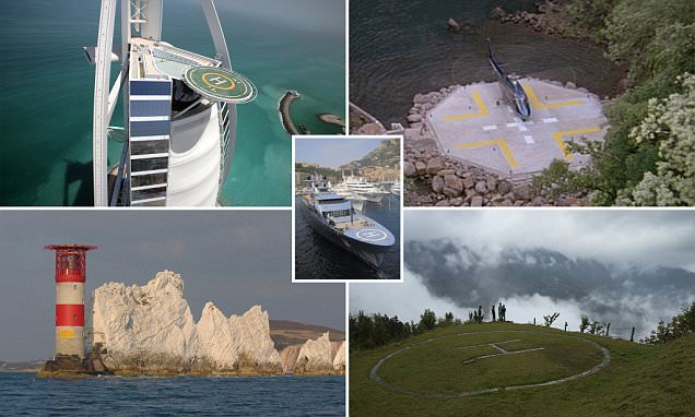 Helipad Paling Ekstrim di Dunia, dari Dubai Hingga Siberia